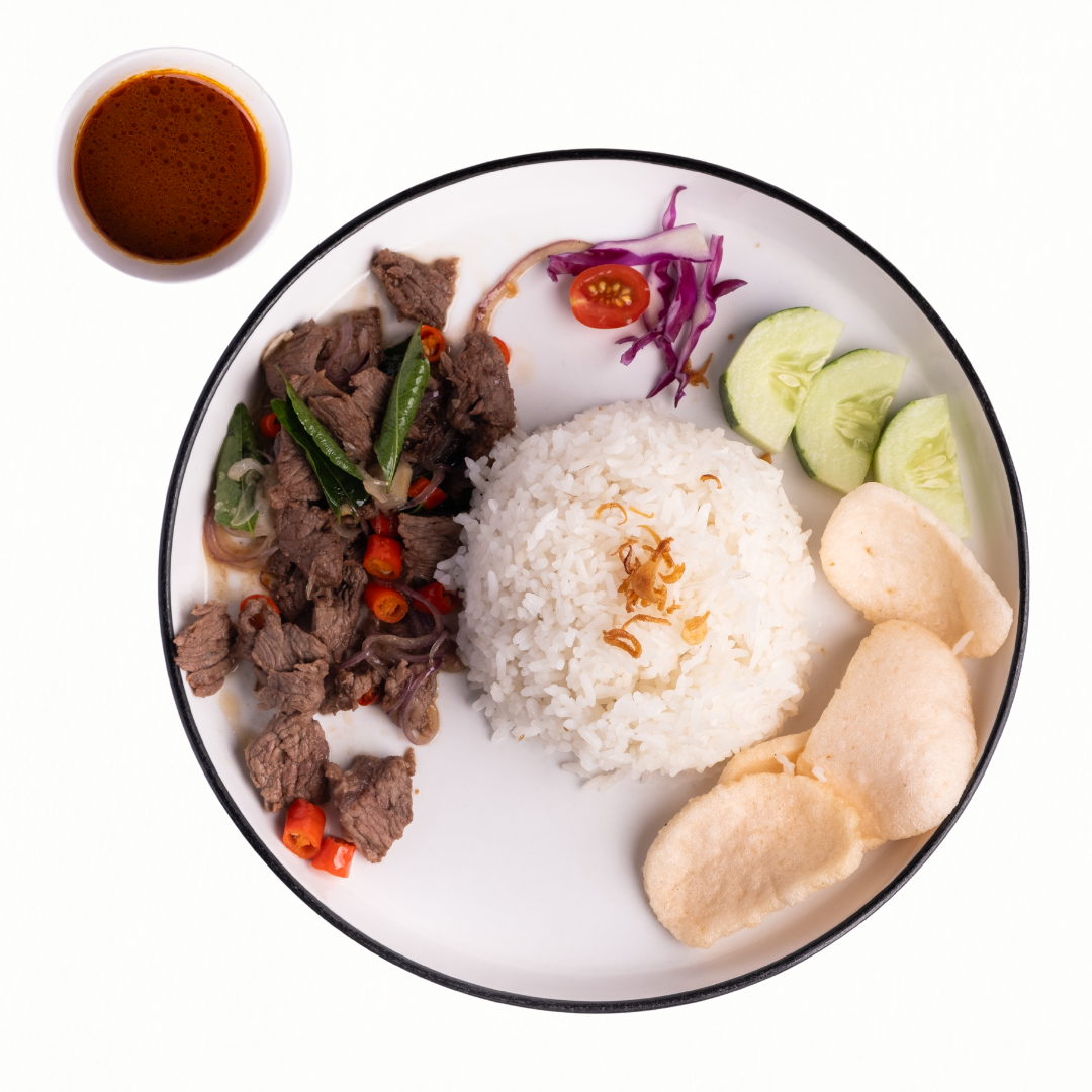 nasi daging cabe